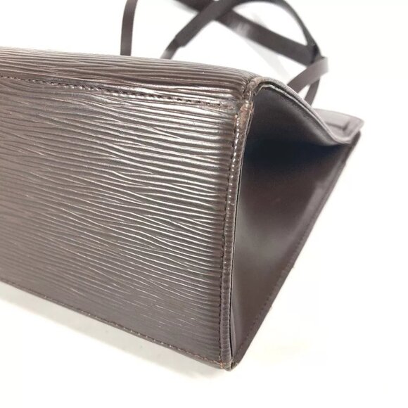 LOUIS VUITTON M5249D Epi Croisette PM bag shawl Hand Bag Epi Leather Brown - Picture 7 of 10
